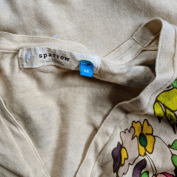 Anthropologie Sparrow Tempting Trellis Cardigan - Picture 3 of 4